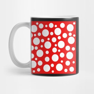 sixties polka dot pop art pattern Mug